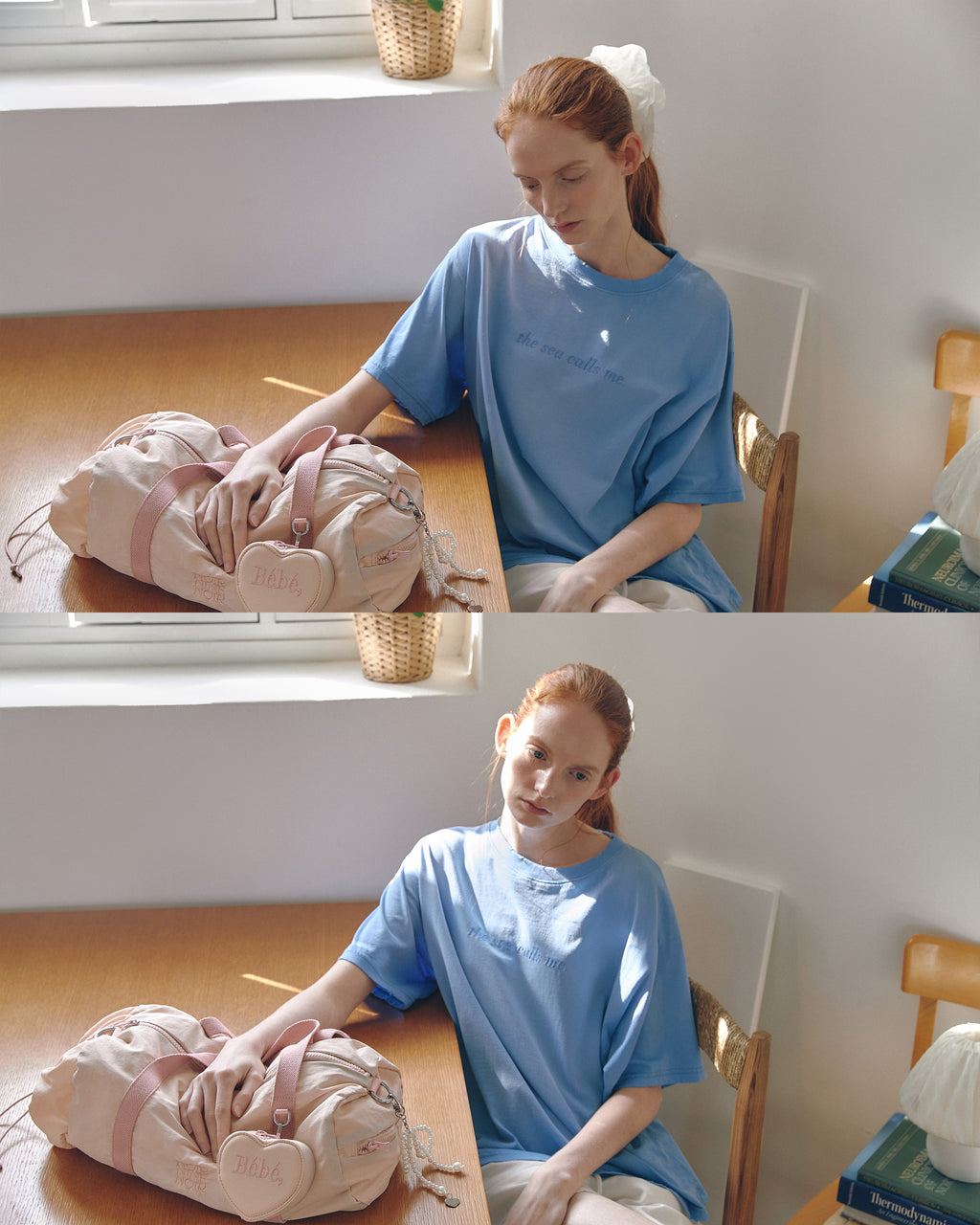 NOIRNINE Bébé Nylon Bag / pink