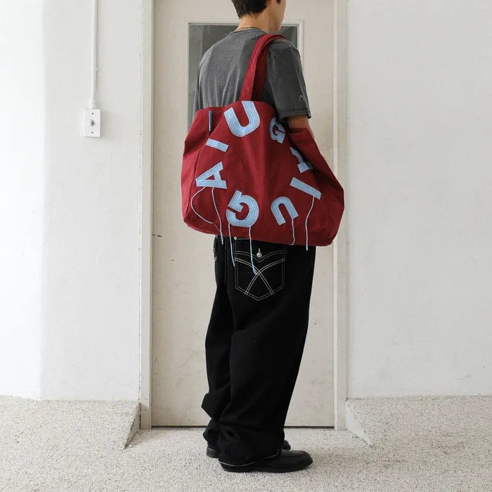 IUGA Big Shopper Bag (Burgundy)