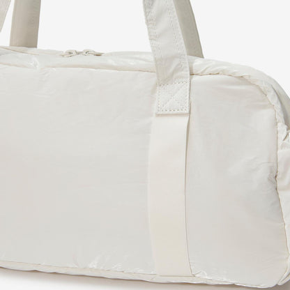 NB New Balance Glossy Ribbon Duffle Bag / White