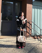 Heeari Aurora Shirring Duffel Bag - Ivory