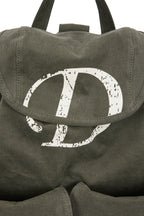 DEINET D & FRIENDS STUD POCKET BACKPACK IN KHAKI