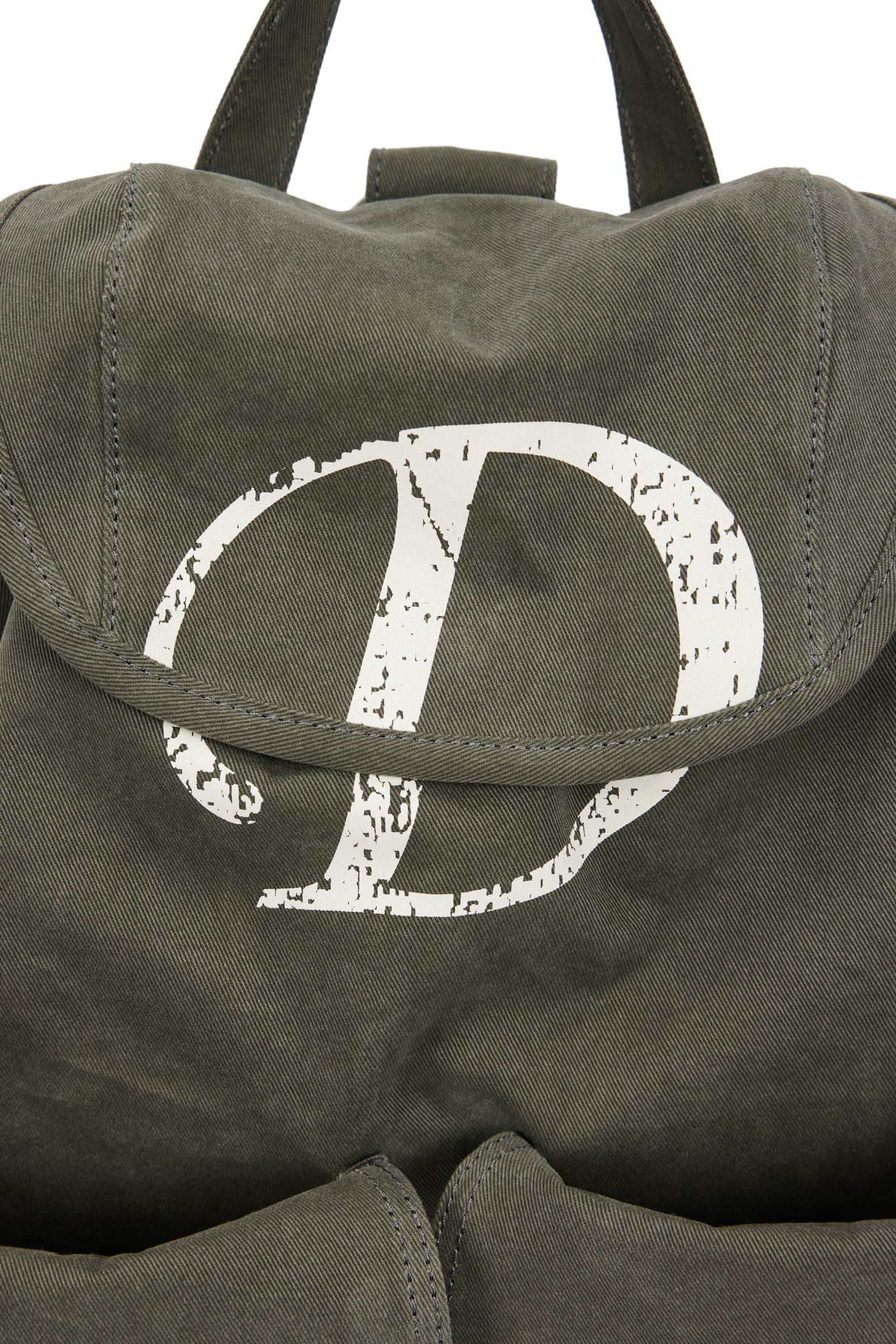 DEINET D & FRIENDS STUD POCKET BACKPACK IN KHAKI