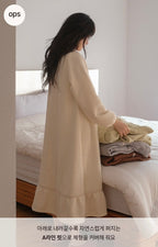 J'eu Rowney Lace Sleeping Pajama Set 4colors