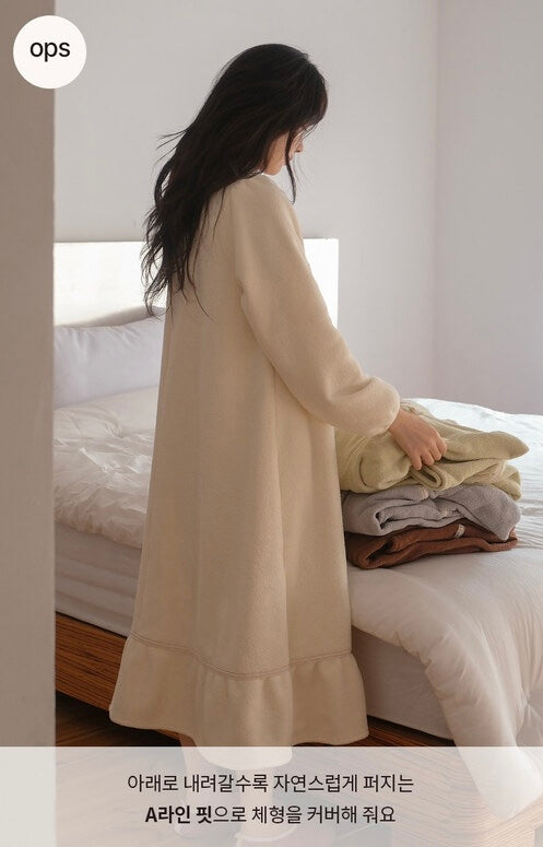 J'eu Rowney Lace Sleeping Pajama Set 4colors