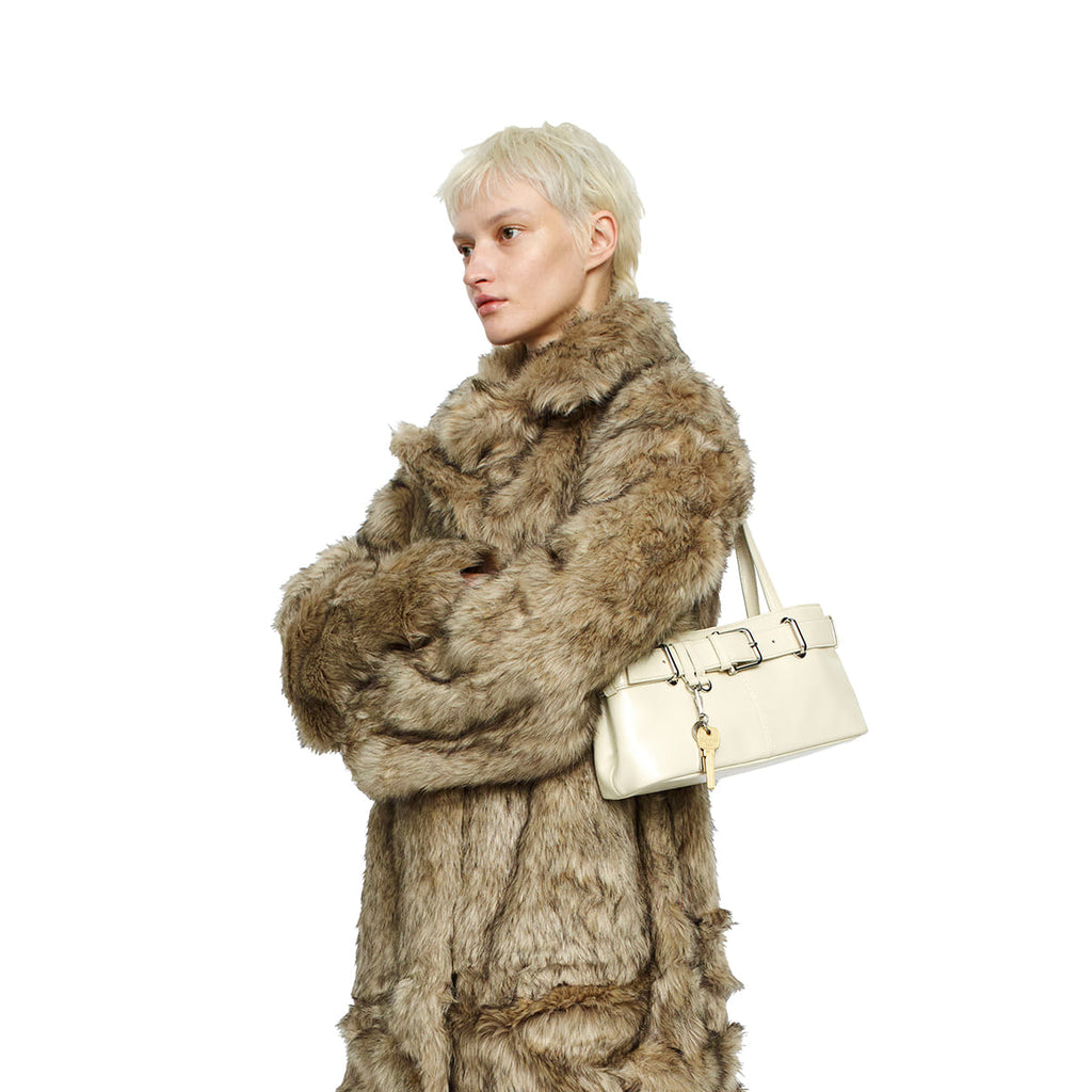 OSOI SHOULDER BROCLE MINI / STONE CREAM