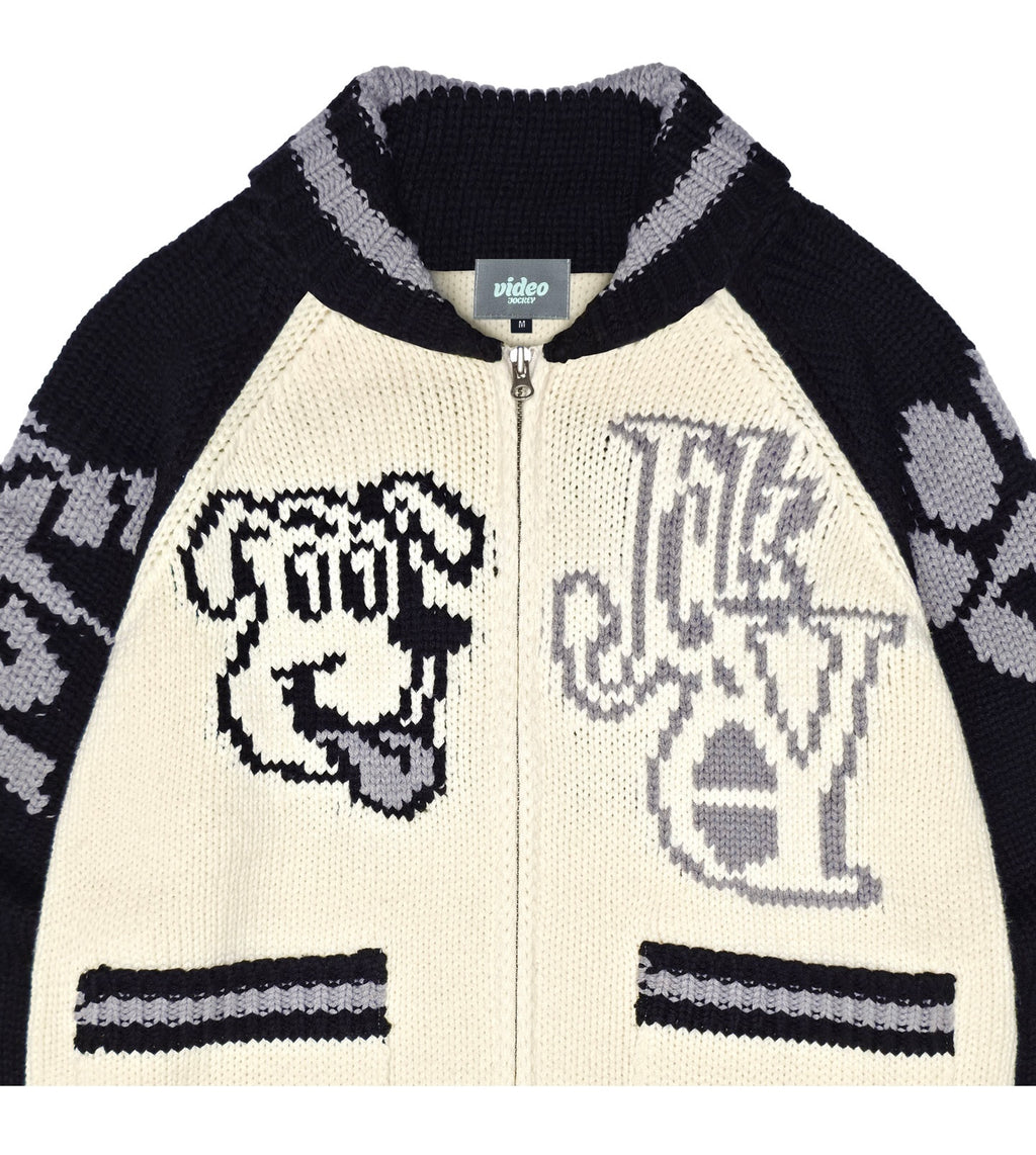 BOWWOW COWICHAN CARDIGAN [IVORY]