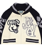 BOWWOW COWICHAN CARDIGAN [IVORY]