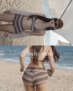 [iceblink] Mocha Mousse Bikini Set