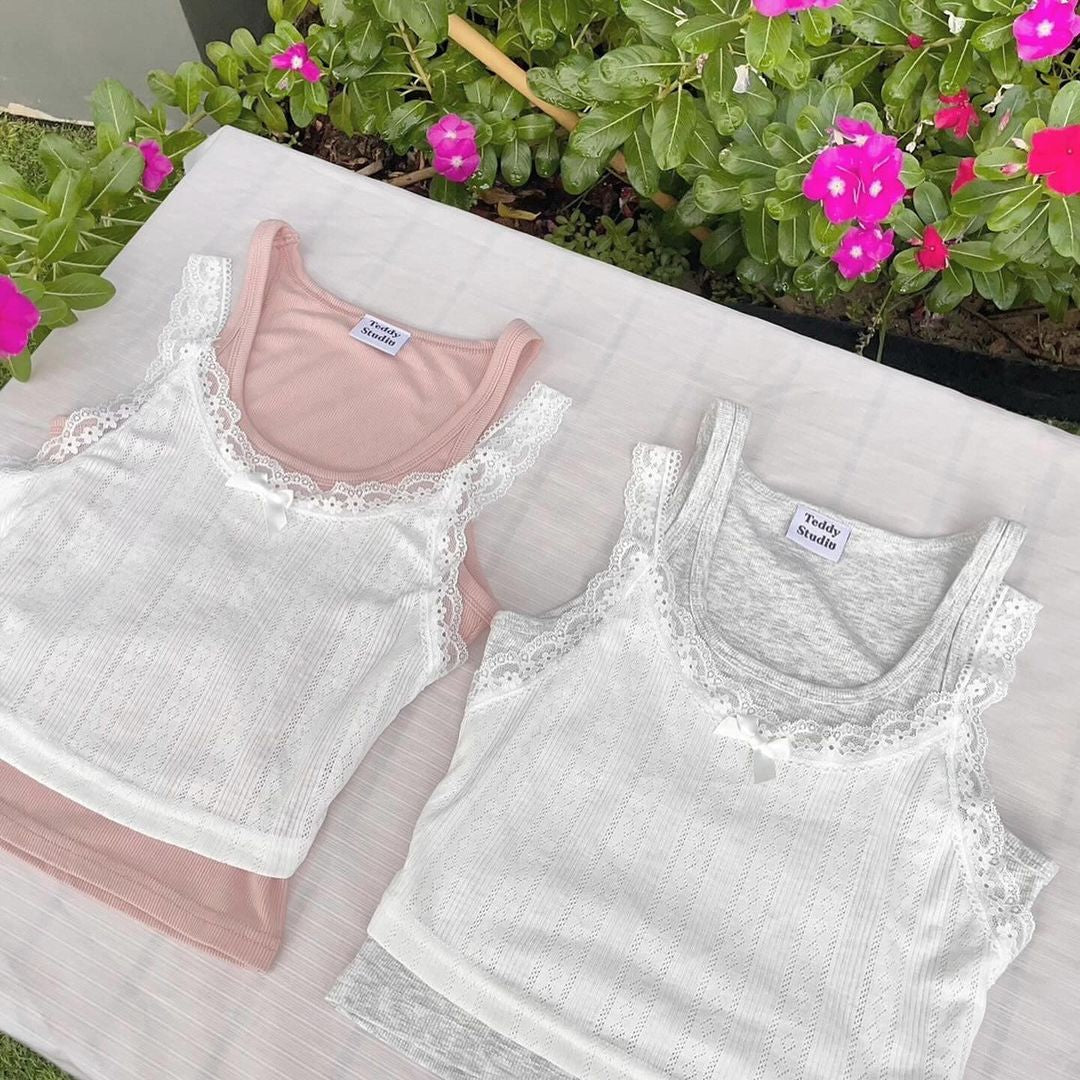 Teddy Tank Set - 4patterns (2件套可分開著)