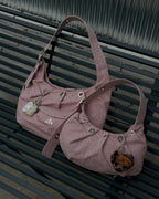 [FOR APPEAL] CARRY LIGHT HOBO BAG_LEOPARD PINK