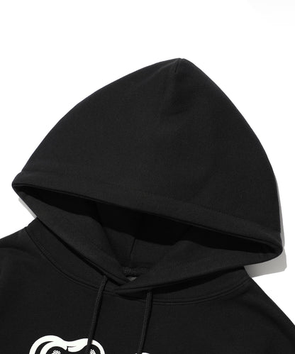 niceghostclub GUMMY BEAR & LOGO HOODIE [BLACK]