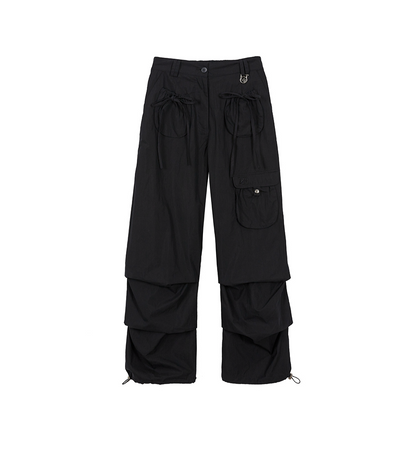 ILLIGO Two-Tuck Pocket Cargo Pants / black