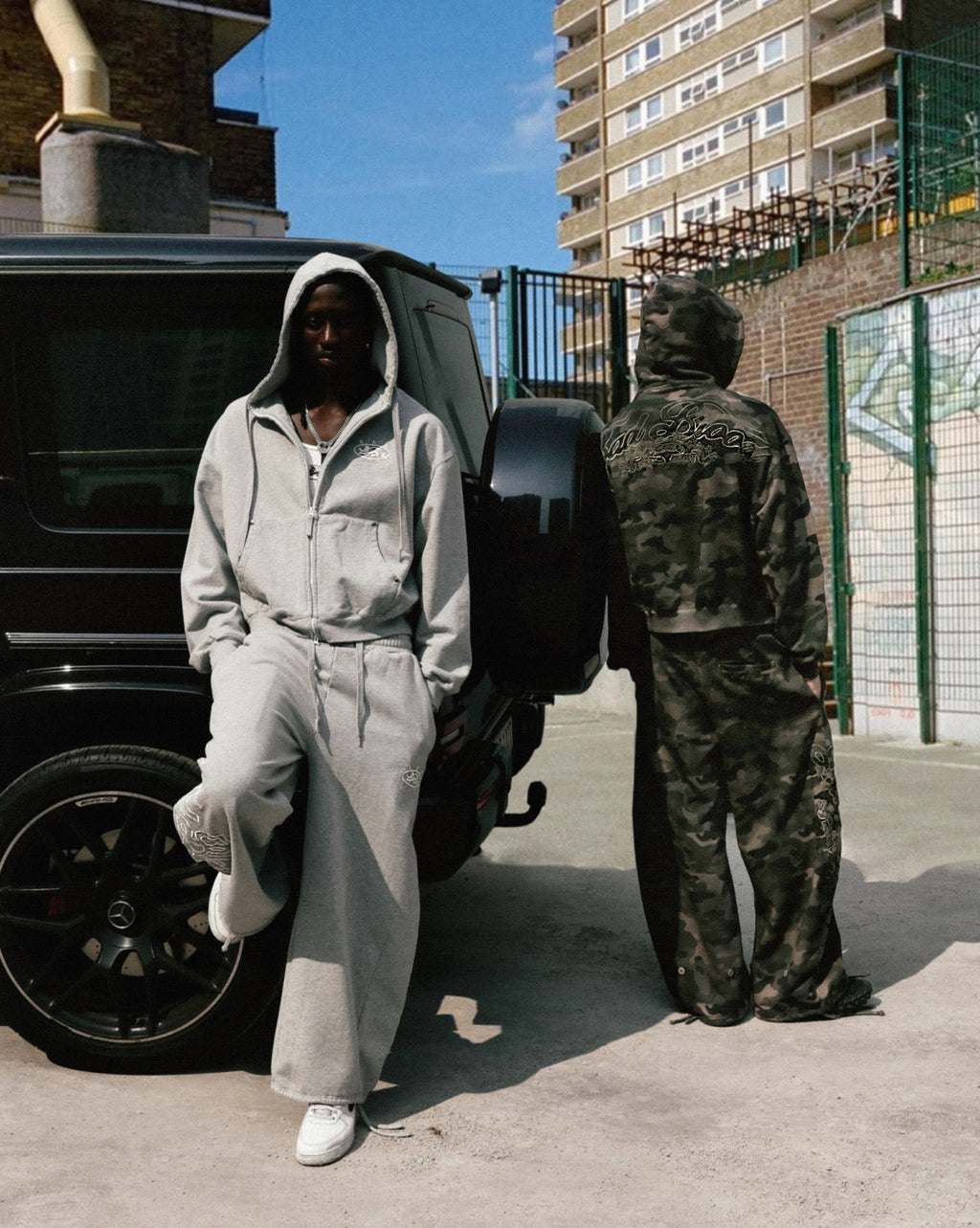 [25SS] BADBLOOD Mystic Capsule Hood Zip-Up / Brown