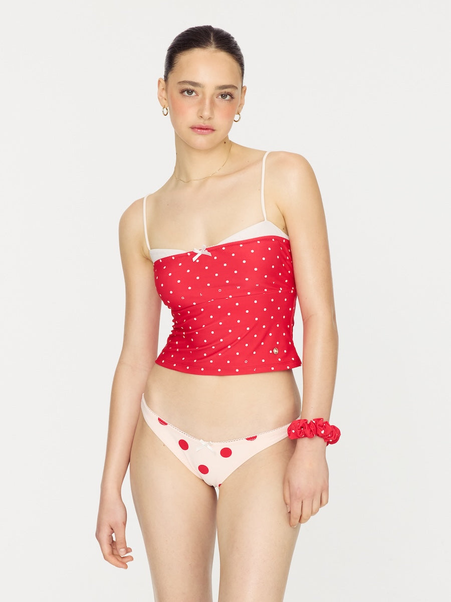 GLOWNY BLUSH HIGH CUT BIKINI BOTTOM / 3PATTERNS