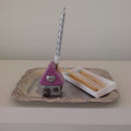 NFF Home Incense Holder-purple pink