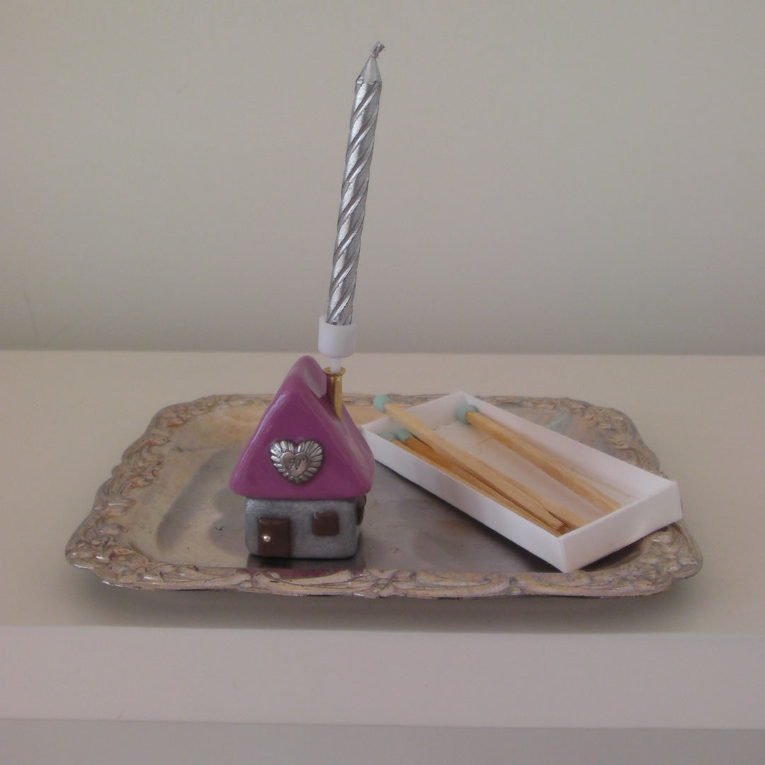 NFF Home Incense Holder-purple pink