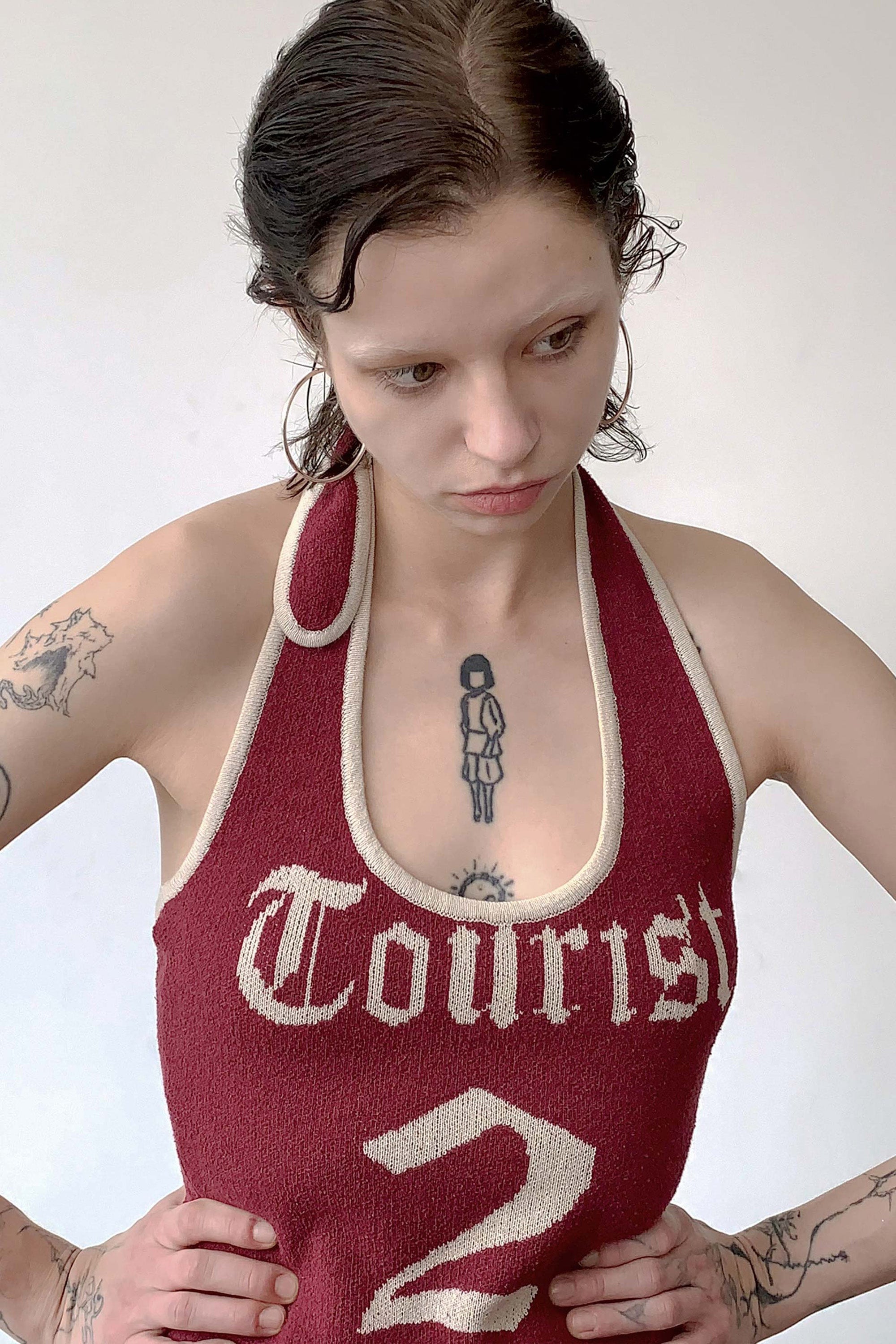 Tourist Boucle Halter Red