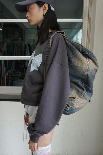 Sculptor Washed Denim Duffle Bag / Vintage Tint