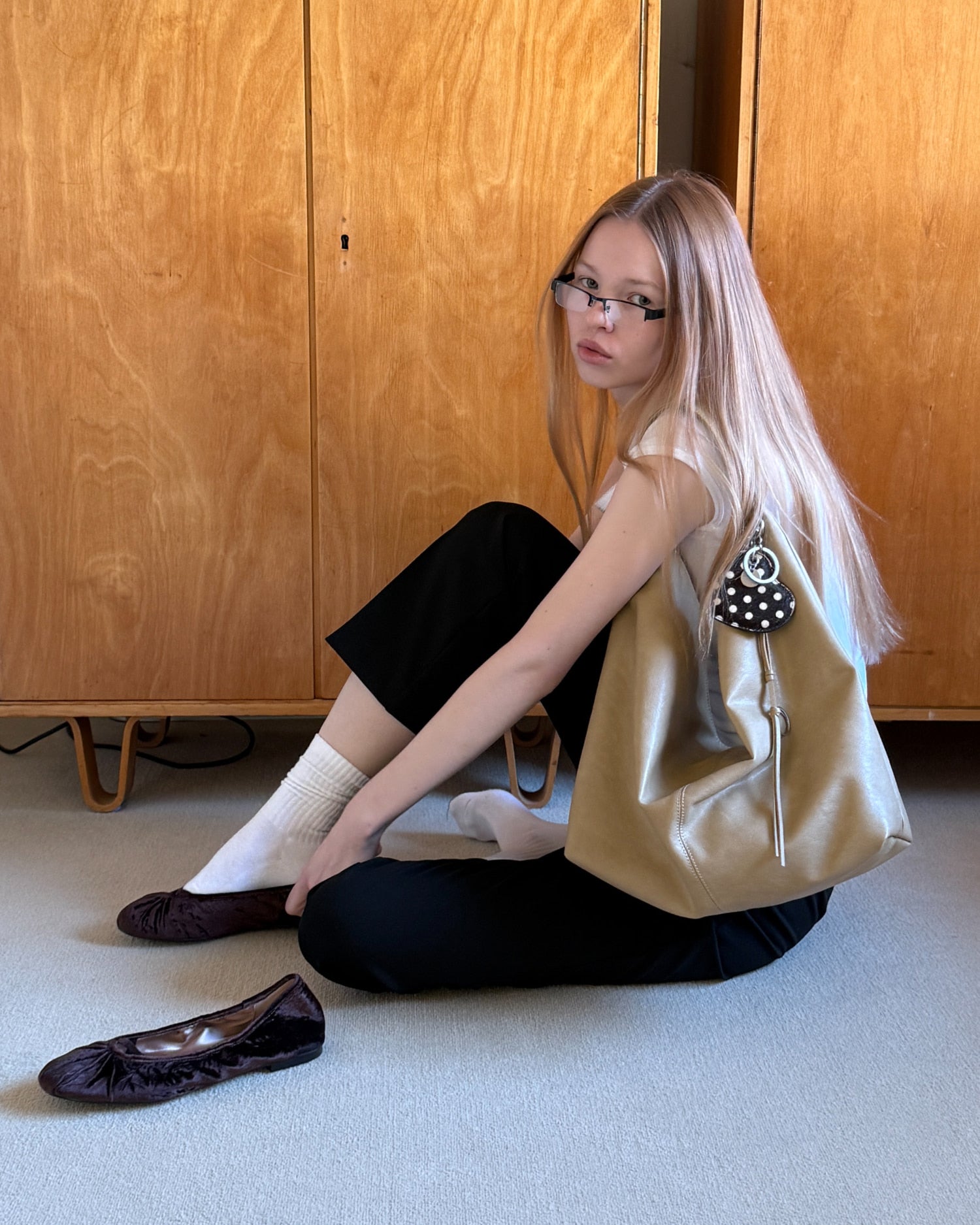 [FINDKAPOOR] RENTA BAG 35 - TAUPE BEIGE