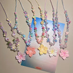 abbie.acc Floral Bright Necklace / 5colors