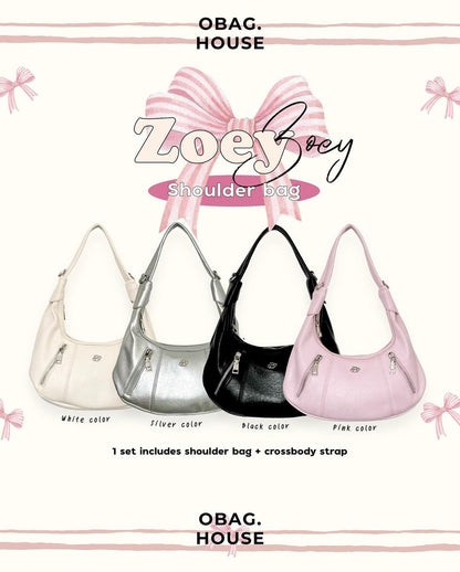 Zoey Shoulder Bag - white