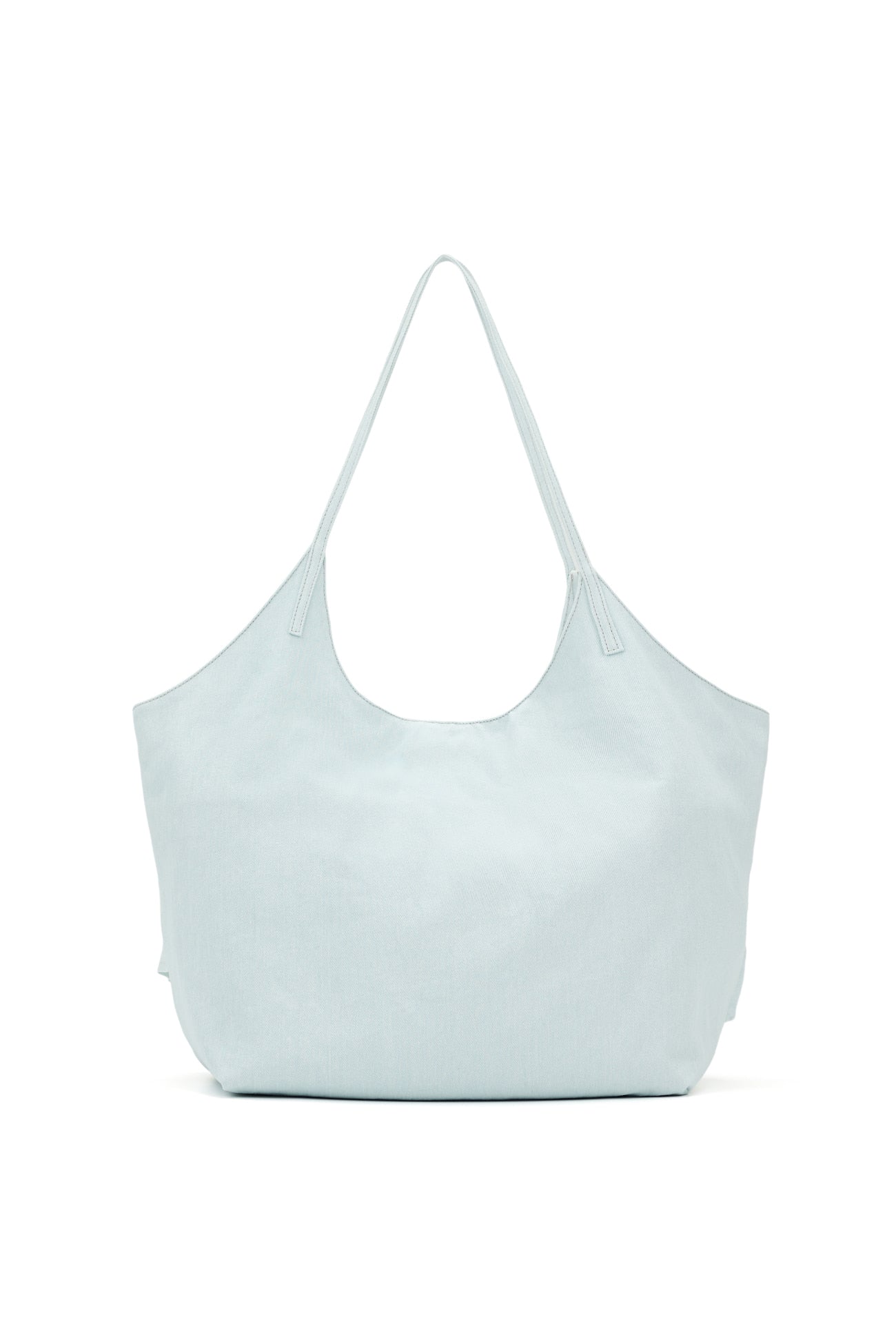 FRILL BIG BAG IN DENIM