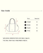 Heeari Aurora Shirring Duffel Mini Bag / silver