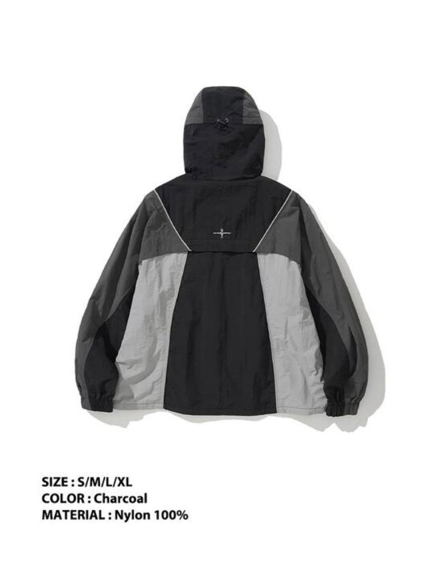 NOT4NERD Colour Block Nylon Set / Charcoal