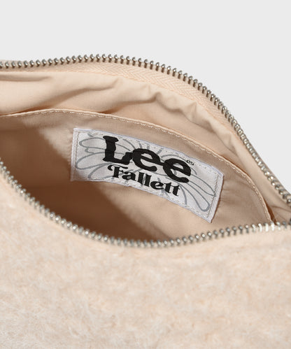 [Fallett x Lee] Sun Flower Logo Hobo Bag / ivory