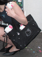 [RAIVE X HELLO KITTY] SHOULDER BAG BLACK