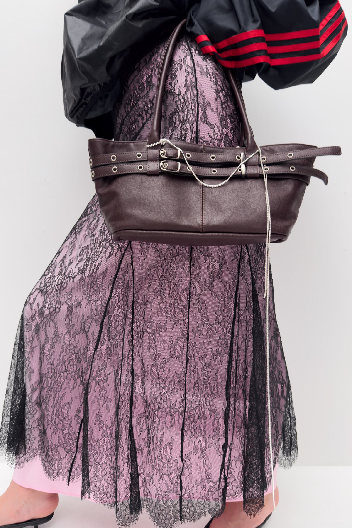 YEOMIM mini belted boat bag (espresso)