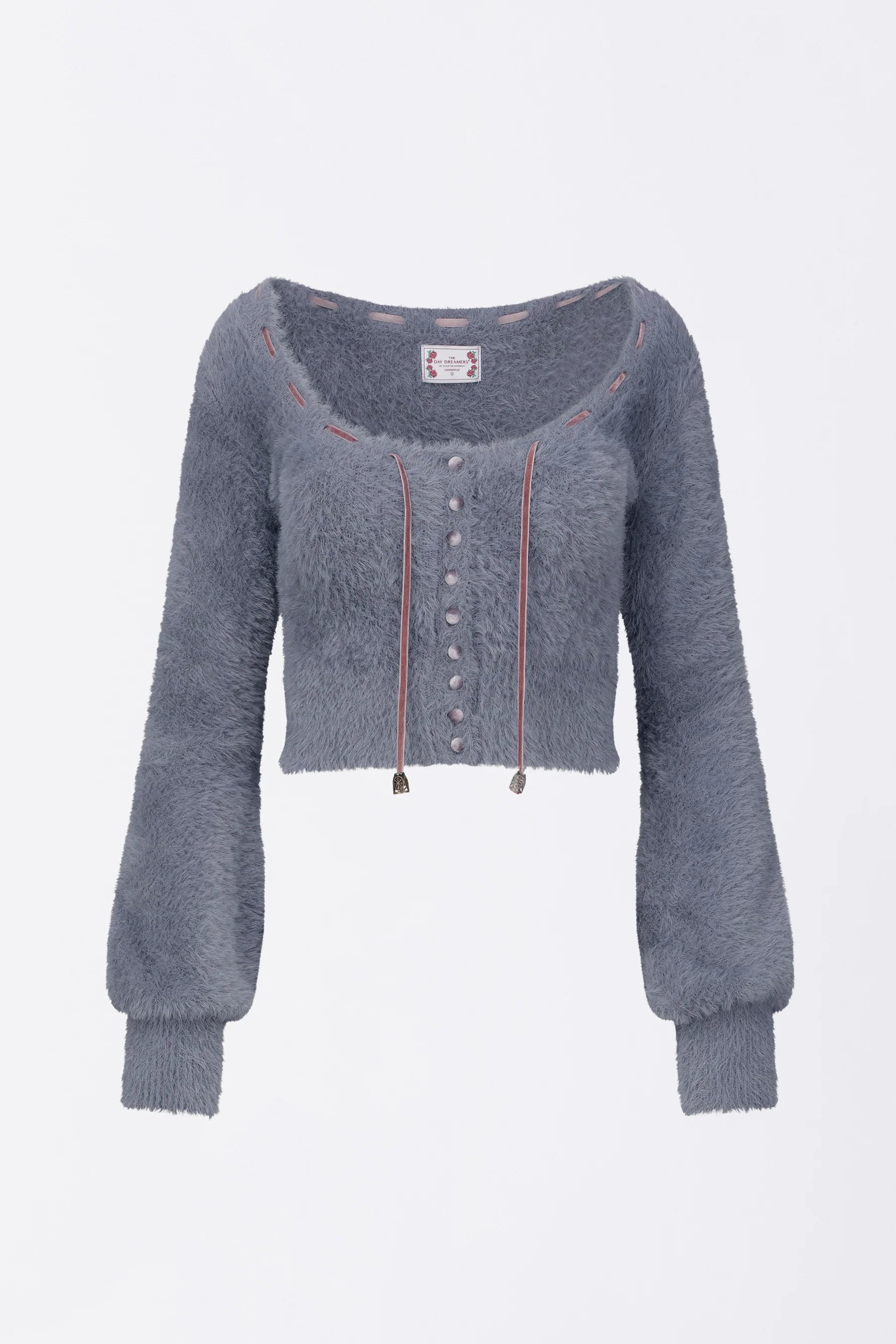 Angora Cardigan Blue