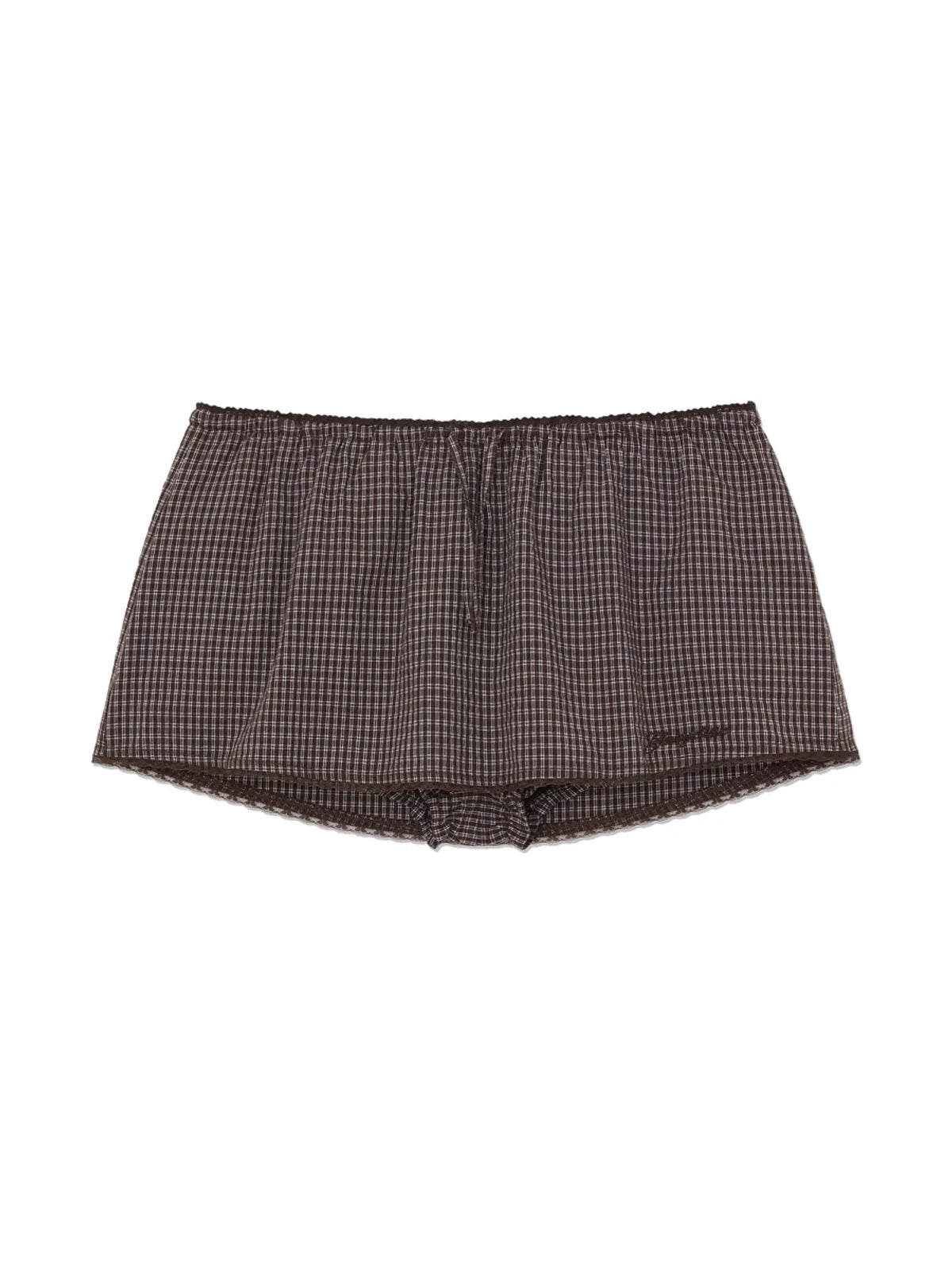 [GLOWNY] G CLASSIC LACE-UP MINI SKIRT_5 COLORS