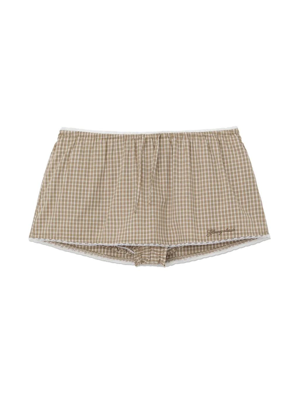 [GLOWNY] G CLASSIC LACE-UP MINI SKIRT_5 COLORS