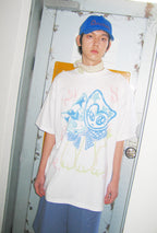 niceghostclub watercolor dolls big big tee [white]