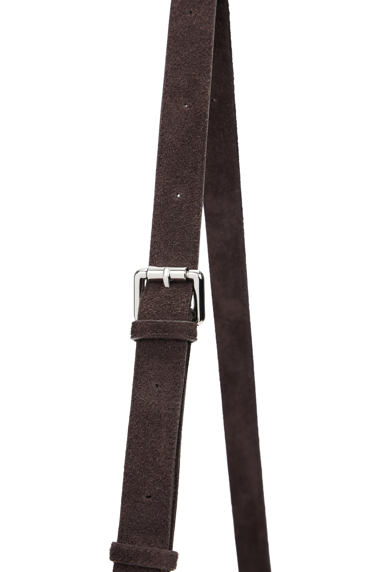 DEINET STUD POCKET BIG BAG IN SUEDE BROWN