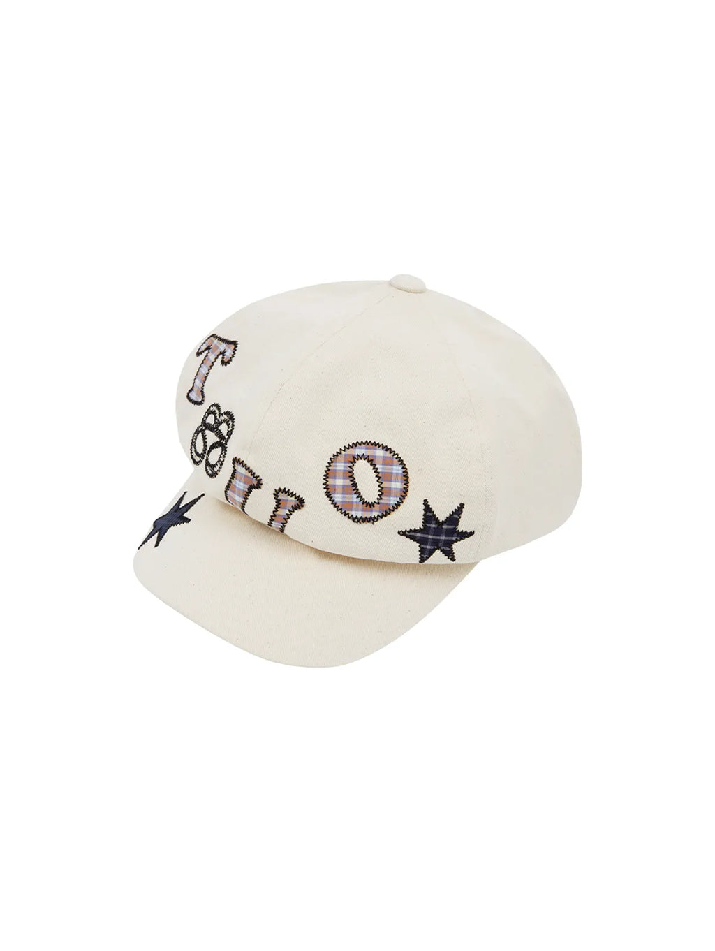 [TUOMIO] LOGO GRAPHIC NEWSBOY CAP_2 COLORS