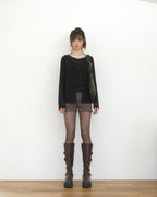 ason RICKY SHOULDER BAG / CRACK BROWN