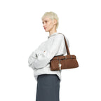 OSOI SHOULDER BROCLE MINI / NUBUCK BROWN