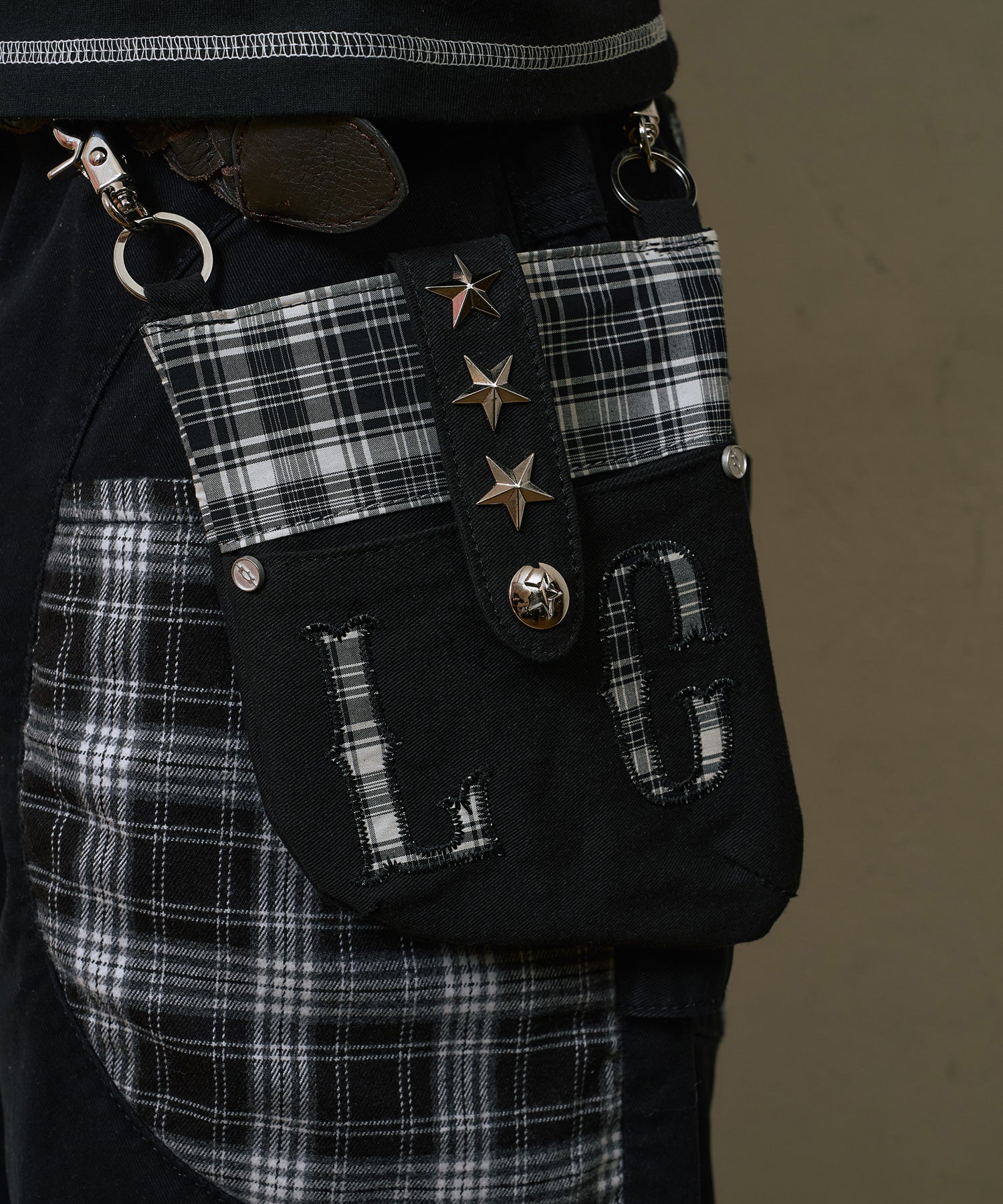 LSC LC LOGO APPLIQUE REMOVABLE BAG (BLACK)