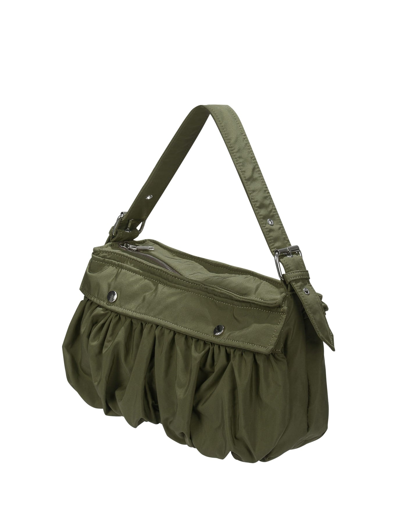 ccorie Cargo Two-pocket Shoulder Bag - khaki