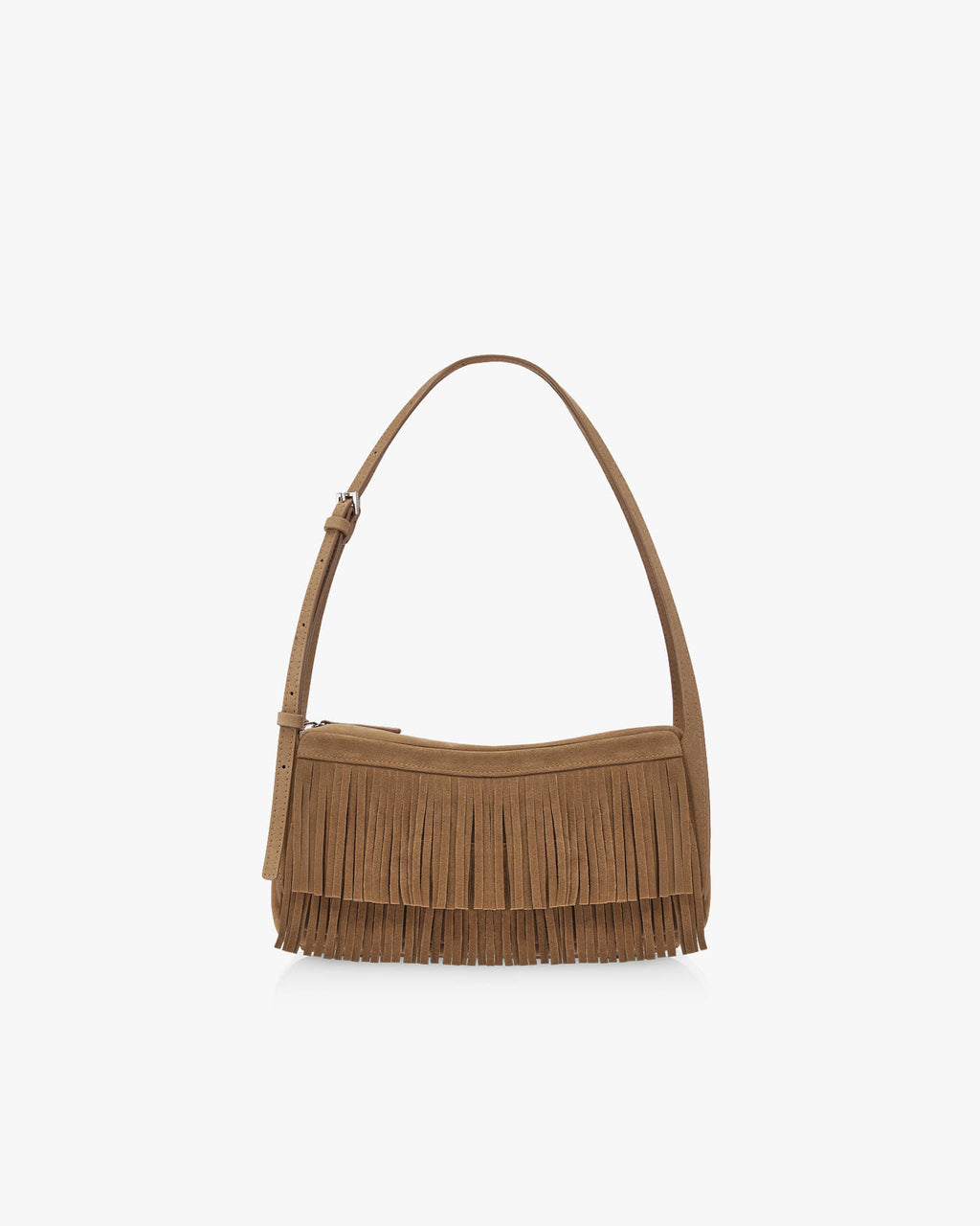 FINDKAPOOR MONO FRINGE BAG 24 - CAMEL