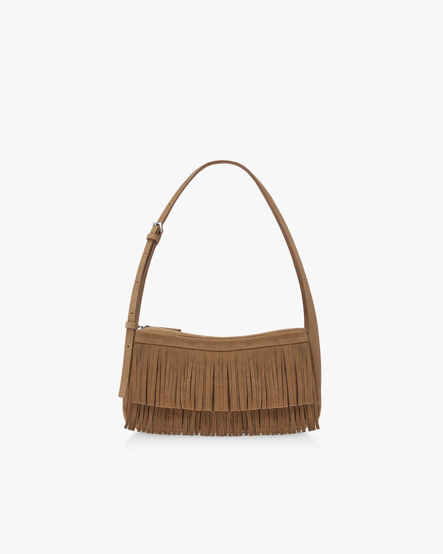 FINDKAPOOR MONO FRINGE BAG 24 - CAMEL