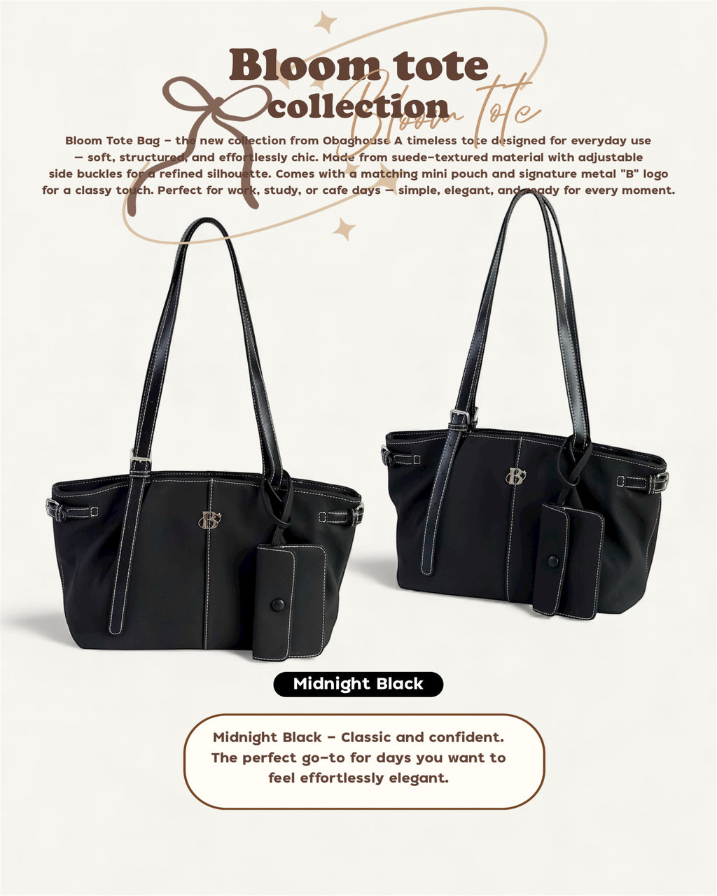 Bloom Tote Collection 🍁👜 - 6colors