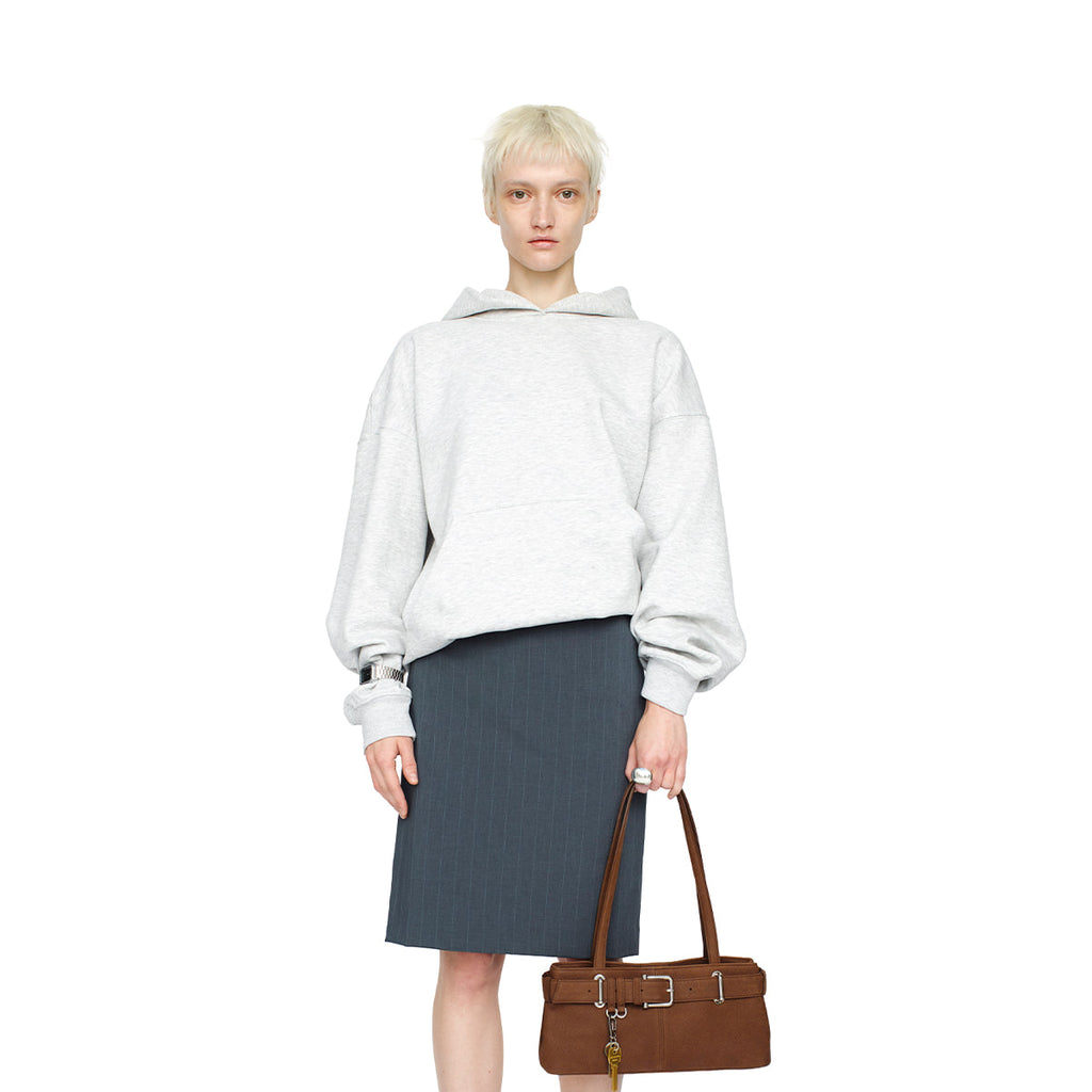 OSOI SHOULDER BROCLE MINI / NUBUCK BROWN