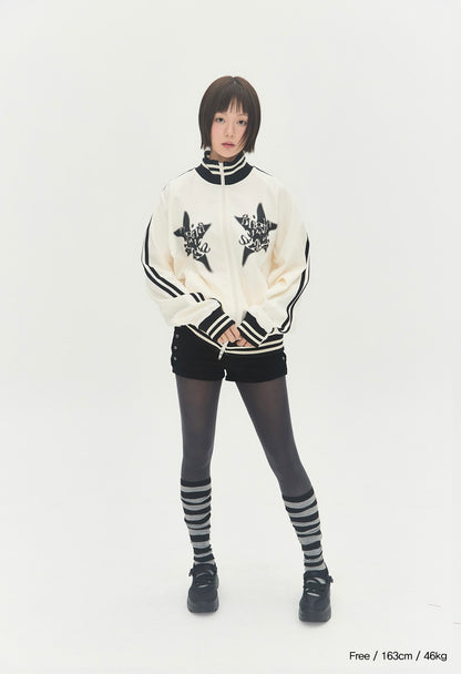 BYEOLBODA GEUDAE TRACK TOP [CREAM]