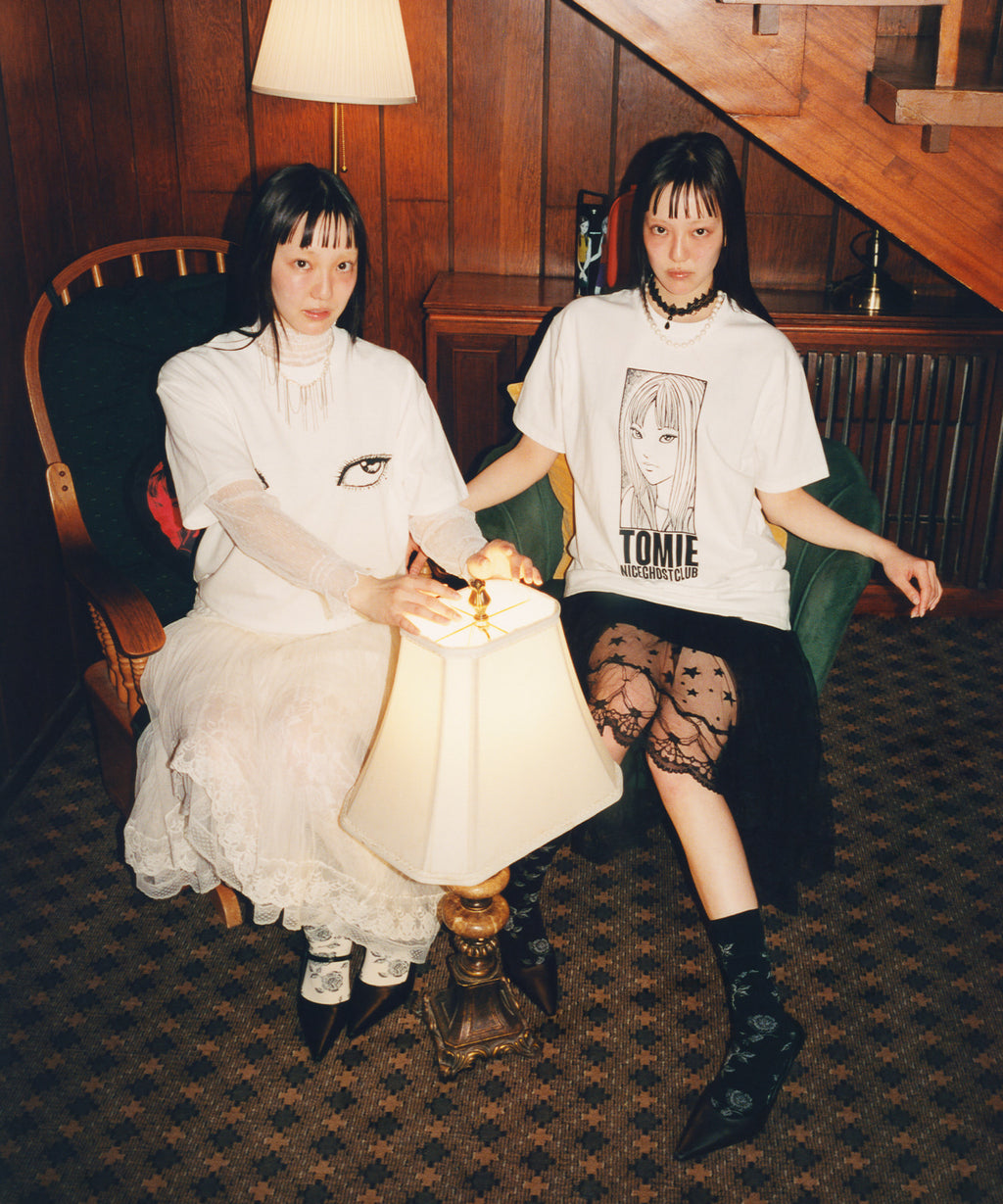 niceghostclub junji ito maniac tomie card wallet [grey]