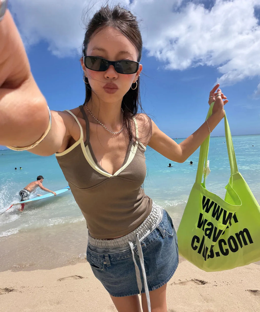 [WAVEGIRL] ANY CALL SLEEVELESS_4 COLORS