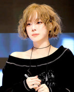 [winter同款🎀] NASTY FANCY CLUB PEARL ROSE OFF-SHOULDER
