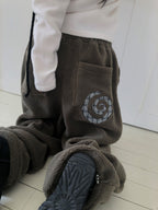 SOFT PILE PANTS - 4 COLORS